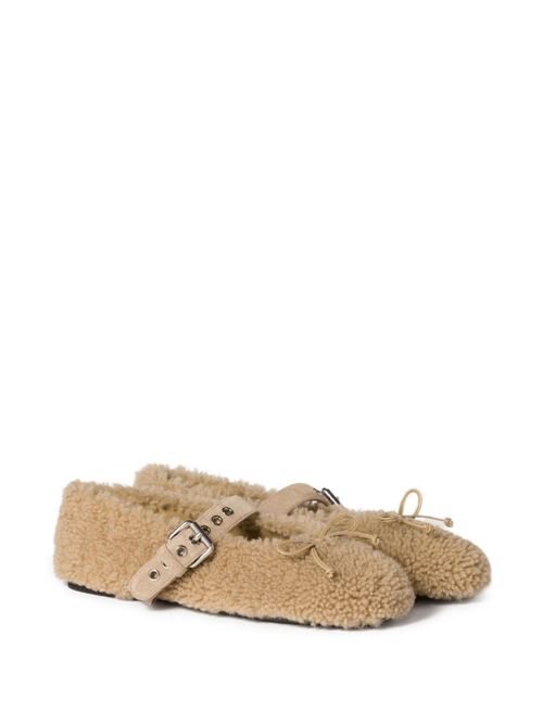 Ballerine in montone MIU MIU | 5F272E173F0F24